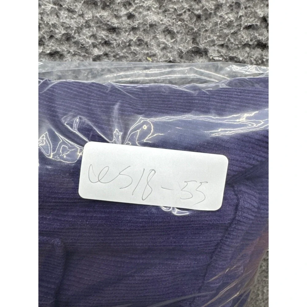 Theories of Atlantis Stamp Lounge Baggy Cord Pants Eggplant Mens Size XL